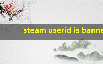 steam userid is banned